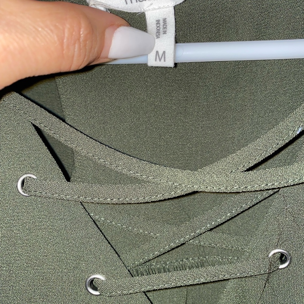 Olive green medium Maurice’s dress